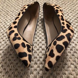 Tory Burch Calf Hair Pump Leopard Print